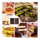 thumbnail image 5 of Molde de chocolate con sílice | Paquete de 2 moldes flexibles para hornear | Silicona de grado alimenticio | Horno microondas apto para congelador | Marrón | 26x17x1,5cm | Bandeja de confitería, 5 of 6