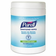 PURELL Sanitizing Hand Wipes 6 x 6 3 4 White 270 Canister 6 Canisters Carton (GOJ 9113-06)