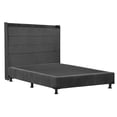 thumbnail image 2 of Box Base Cama King Size + Cabecera Wing Trinity Gris Carbón, 2 of 8