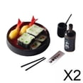 thumbnail image 1 of Comida de Sushi en Miniatura para Casa de Muñecas CUTICAT Escala 1:12 Rojo, 1 of 8