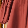 thumbnail image 4 of Krayuyo Girls Fall Dresses Ruffled Crew Neck Long Sleeve Casual Dresses Little Girls A-Line Dresses 2-10 Years, 4 of 9