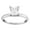White, variant on 14K Yellow Gold Princess Diamond Solitaire Excellent + Bridal Ring 0.88cttw Certified