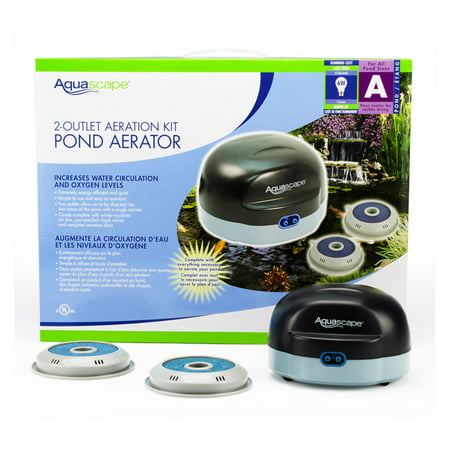 Aquascape 2-Outlet Pond Aerator (Best Time To Run Pond Aerator)