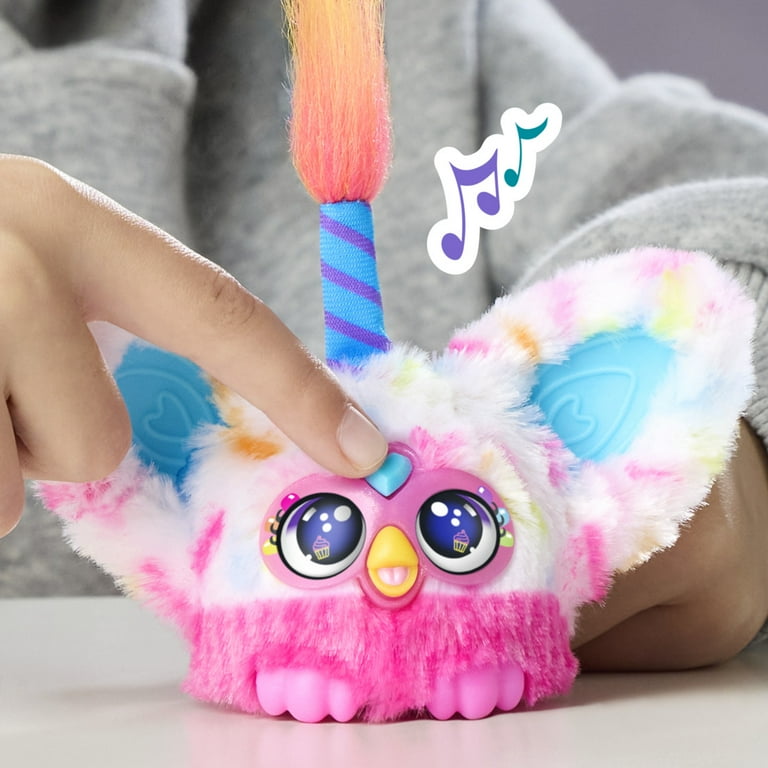 Furby Furblets Bee-Day Mini Electronic Plush Toy for Kids 6 and up