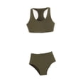 thumbnail image 2 of Traje de Baño Femenino a Escala 1/6, Bikini, Chaleco Deportivo Y Pantalones Cortos, Colección de Moda, Parte Superior E Inferior, Ropa Interior. Verde, 2 of 8