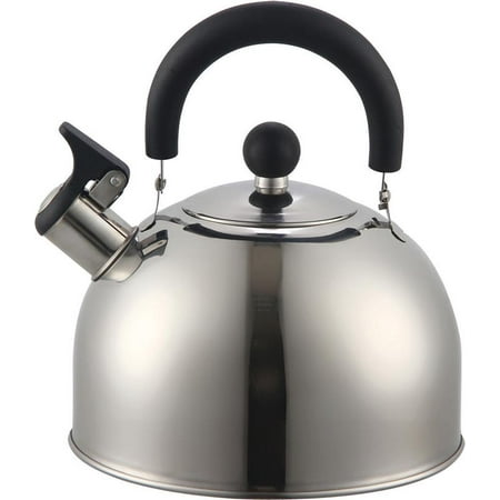 Euro-Ware 309-SS Whistling Tea Kettle, 2.5 qt Capacity, Stainless Steel 8 Pack