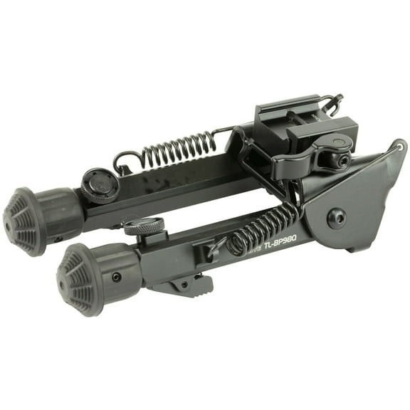 Leapers UTG Super Duty Bipod, Quick Detach, 6.0in- 8.5in Center Height, Black