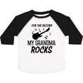 thumbnail image 3 of Inktastic For the Record My Grandma Rocks Boys or Girls Toddler T-Shirt, 3 of 5