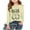 Beige, variant on SGFCWSX Long Sleeve Shirts for Kids Girls Calf Print Tops Casual Fall T-Shirts Blue Size 7-8 Years