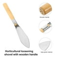 thumbnail image 3 of Niceauty Garden Hand Shovel with Stainless Steel Blade and Wood Handle for Easy Soil Digging, 3 of 8