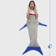 thumbnail image 2 of Frazada Bolsa Para Dormir Niños Baby Gaon Frazada De Tiburon Infantil Azul 148 cm x 121 cm, 2 of 6