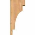 thumbnail image 3 of 3 1/2"W x 12"D x 28"H Mediterranean Smooth Corbel, Western Red Cedar, 3 of 9