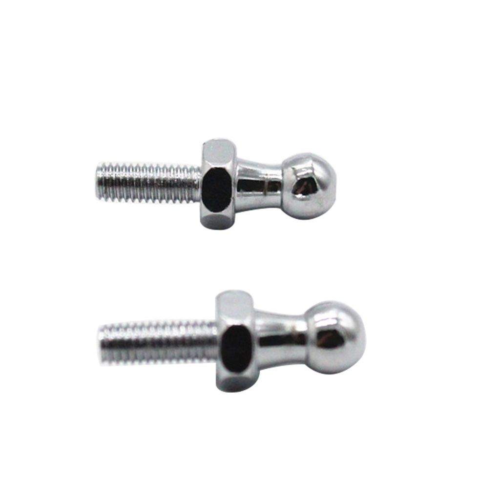 2x 10mm Ball Stud Bolt M6 For Gas Struts Ball Ended Bolt Car