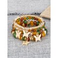 thumbnail image 2 of QQTDFG 4pcs Butterfly Charm Green Brown Beaded Bracelet Women Bracelet Stackable-default, 2 of 4