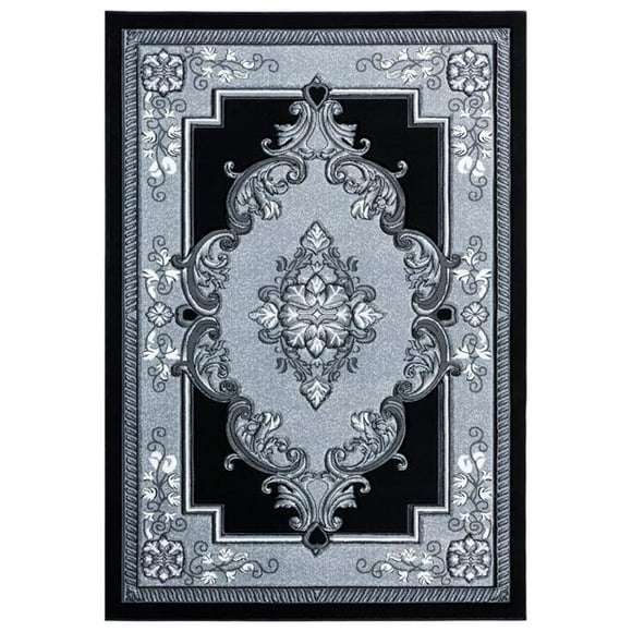 United Weavers of America 2050 10571 24 Tapis Rectangulaire Bristol Fallon Argenté 1 Pi. 10 Po. x 2 Pi. 8 Po.