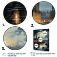 thumbnail image 3 of Designart "England City Skylineengland horizon VI" Cityscapes Floater Framed Canvas Art Print, 3 of 7
