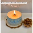 thumbnail image 3 of 40Sets Double-Layered Wooden Candle Wicks and Stands 5.1 X 0.5 Inch Natural Candle for Candles Making,Wooden Candle Wick, 3 of 8