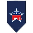 thumbnail image 2 of Republican Screen Print Bandana Navy Blue Large, 2 of 2