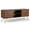 Umber Brown, Gold, variant on Simpli Home Simpli Home Hunter 60 inch Wide Solid Mango Wood TV Stand in Urban Brown For TVs up to 65 inches
