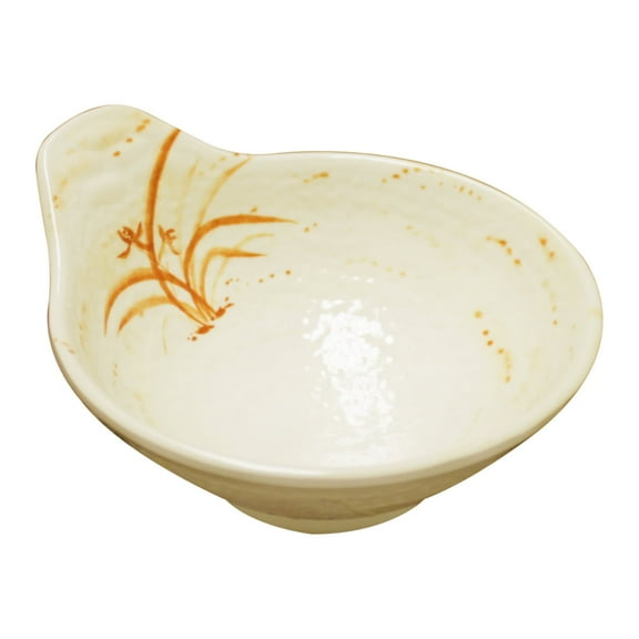 Excellante Gold Orchid Melamine Dinnerware Collection 5 Oz, 4 7/8" X 4 1/4" Dip Bowl, Comes in Dozen