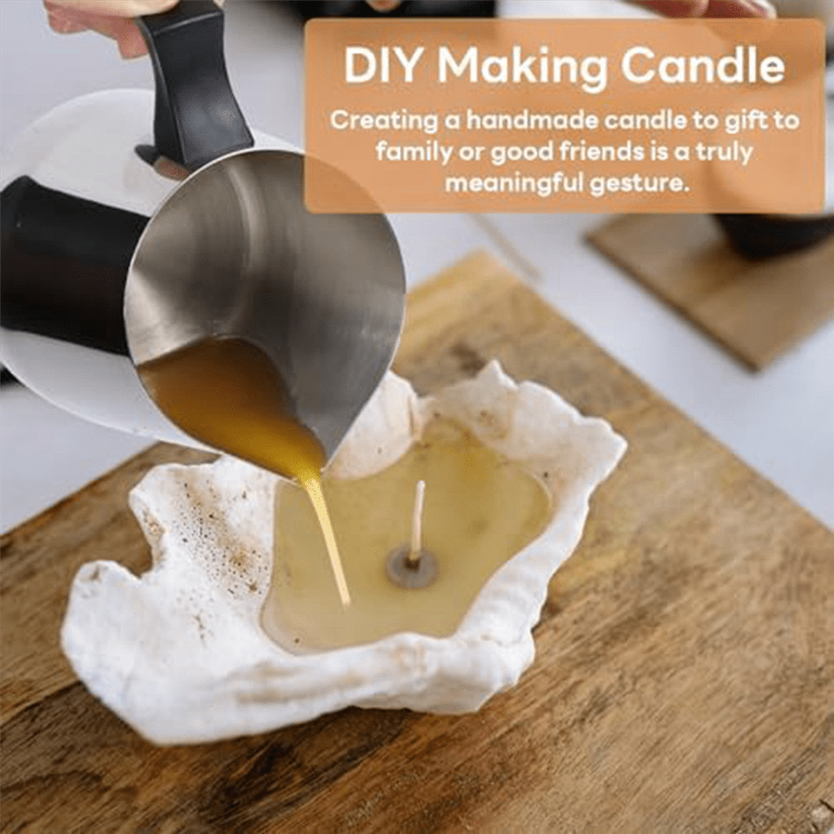 2X Candle Pouring Pot, 32 Oz Wax Melting Pot, 900Ml Candle Pouring Pitcher, Stainless-Steel Candle Making Kit