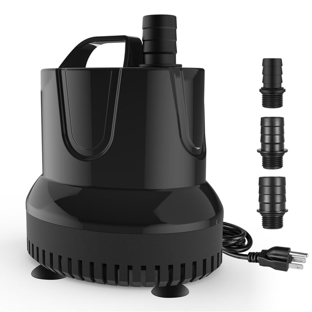 Bomba de fuente de agua Simple Deluxe 4000L/H 85W con elevación de 13 pies