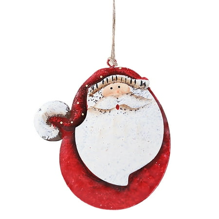 

HSMQHJWE Crystals for Chandeliers with Hooks Centerpiece Christmas Decorations Creative Snowman Old Man Christmas Tree Pendant Hanging Door Beads