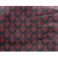 thumbnail image 4 of oneOone Georgette Viscose Fabric Floral Block Printed Fabric 1 Yard 42 Inch Wide, 4 of 4