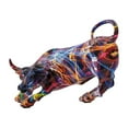 thumbnail image 4 of APLVFFZH Creative Animal Sculpture Art Crafts Resin Bull Figurines Collection Statues for A, 4 of 9