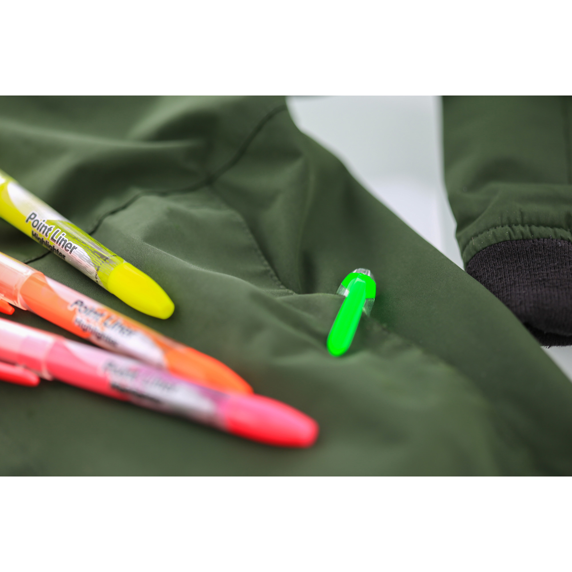 BAZIC Highlighter Assorted Color Chisel Broad Line Marker (4/Pack), 24-Packs