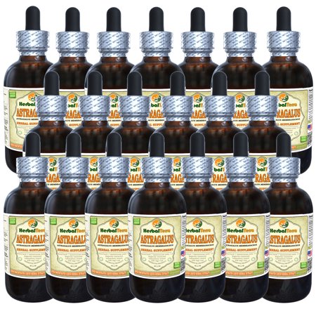 Astragalus (Astragalus membranaceus) Tincture, Organic Dried Root Liquid Extract (Herbal Terra, USA) 20x4 oz