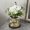 Vase+greenery+light+hydrangea, variant on Vintage Glass Farmhouse Vase Rustic Lantern Decor with Lavender Plants and Fairy Lights for Floral Arrangement Home Decor Gift