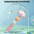 thumbnail image 4 of Kids Foam Blower Toy Pig Shaped Whistle with Bubbles 8.7 Inch Handheld Sensory Toy for Children Outdoor Play Developmental Shaking Sound Toy, 4 of 6