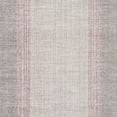 thumbnail image 6 of SAFAVIEH Montauk Sharlene Solid Striped Cotton Runner Rug, Wine/Grey, 2'3" x 7', 6 of 7