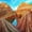 Utah Antelope Canyon, variant on Elephant Stock Mesa Arch Sunrise Canyonlands Ii Wall Art - Horizontal Multi Panel Canvas - Living Room Wall Decor - Nature Multi Panel - Blue And Brown Decor By Scott Stulberg - 23" x 14"