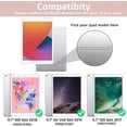 thumbnail image 2 of C INVERTER Keyboard case for iPad 9.7 Inch Air 2, iPad 5th/iPad 6th Generation (2017/2018) Case with Keyboard Detachable,7 Color Wireless Backlit Keyboard,Smart Folio Cover with Pencil Holder(Pink), 2 of 11