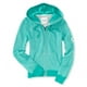 thumbnail image 2 of Aeropostale NYC - Sudadera con capucha y cremallera completa para mujer, verde, extragrande Aeropostale  Sudadera, 2 of 2