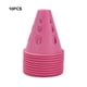 thumbnail image 5 of Wosthever Pila de patinaje sobre ruedas hueca, resistente al viento, para una instalación rápida y fácil almacenamiento, cono de Entrenamiento Ropa Deportiva, Zapatos rosa, 5 of 6