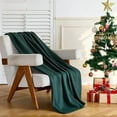 thumbnail image 2 of Blankets Throws Fleece Blanket Bulk Green Lightweight Warm Kids Blanket Soft Cozy Deco Christmas 50 x 60 Dog Blanket Bulk Fleece Fabric Blanket for Bed Sofa Couch Office Outdoor 6 Pack, 2 of 8