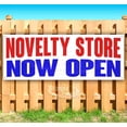 thumbnail image 1 of Novelty Store Now Open 13 oz Vinyl Banner With Metal Grommets, 1 of 4
