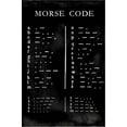 thumbnail image 2 of Art.com Morse Code Chart Stretched Canvas Print Wall Art by Vision Studio, 24" x 36", 2 of 4