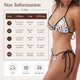 thumbnail image 5 of Fotbe Summer Traje de Baño para Mujer de Dos Piezas – Bikini Sexy de Tirantes Tipo Halter con Diseño Triangular, 5 of 6