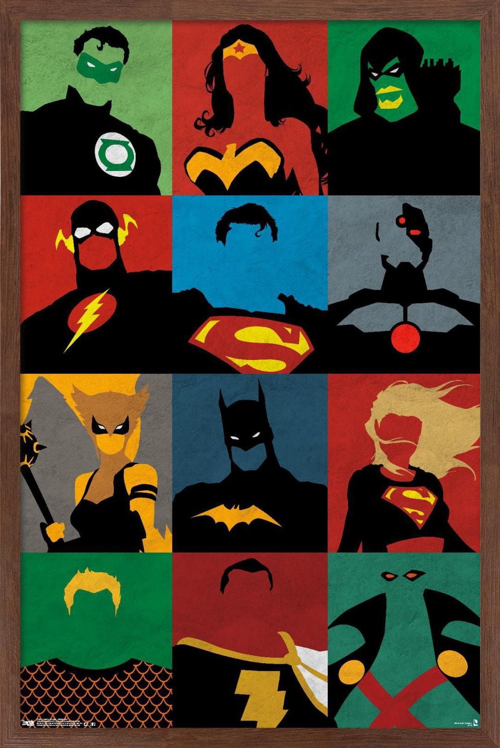 DC Comics - Justice League - Minimalist Wall Poster