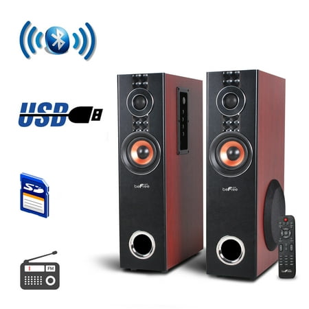 beFree Sound 2.1 Channel Surround Sound Bluetooth Speaker System -