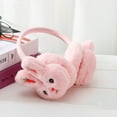 thumbnail image 2 of Outfmvch Ear Muffs For Winter Women Ear Muffs Adult Kids Keep Warm In Winter Plush Earmuffs Protect Ears Freezing Rabbit Pattern Earmuffs Earmuffs For Women Winter Pink One Size, 2 of 4