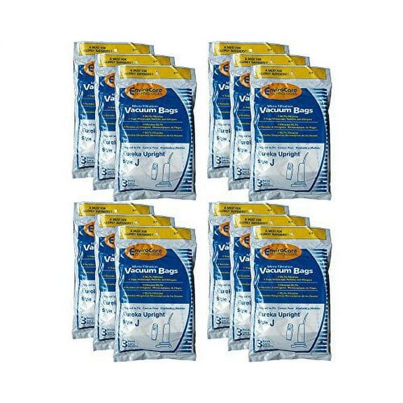 36 Compatible with Eureka Allergy Style J Vacuum Bags, Athena, Boss Power Upright, Limited Editi