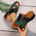 thumbnail image 4 of WILLBEST Capybara Slippers Women's Casual Slope Heel Thick Bottom Colorblocking Big Size Slippers Sandals, 4 of 4