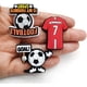 thumbnail image 3 of 35 piezas de dijes para zapatos, dijes de cocodrilo de fútbol, accesorios de PVC para cocodrilos, pulsera, bolsos de playa, accesorios, regalo de fiesta para niños, niñas y adultos, 3 of 5