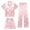 26-Light Pink, variant on CAIXIA Girls Pajama Sets Size 14-16 3 Pieces Graphic Silk Pj Set Short Sleeve with Shorts and Pants Satin Sleepwear Lounge for Kids Comfortable Nights,31-Light Pink