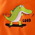 thumbnail image 4 of REDARER Boys Girls Pajamas Dinosaur 2 Piece Train Toddler Kids Cartoon Sleepwear Clothes Set,12-18 Months, 4 of 4